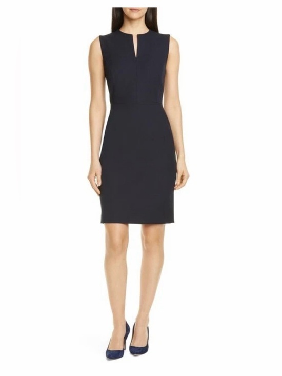 Nordstrom Dresses & Skirts - Nordstrom Signature Split Neck Cocktail Dress Black 6